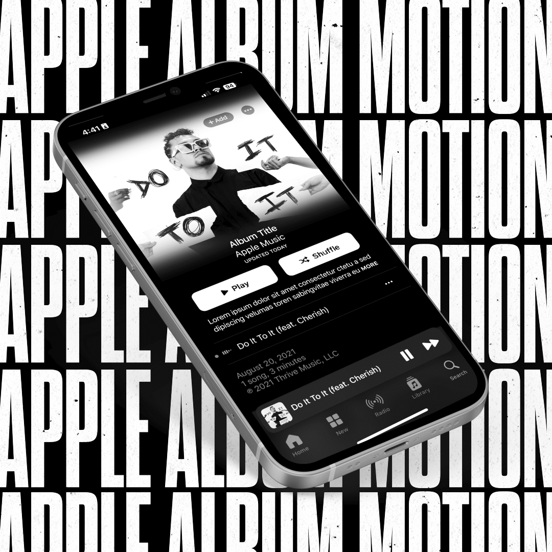 Apple Music Album Motion