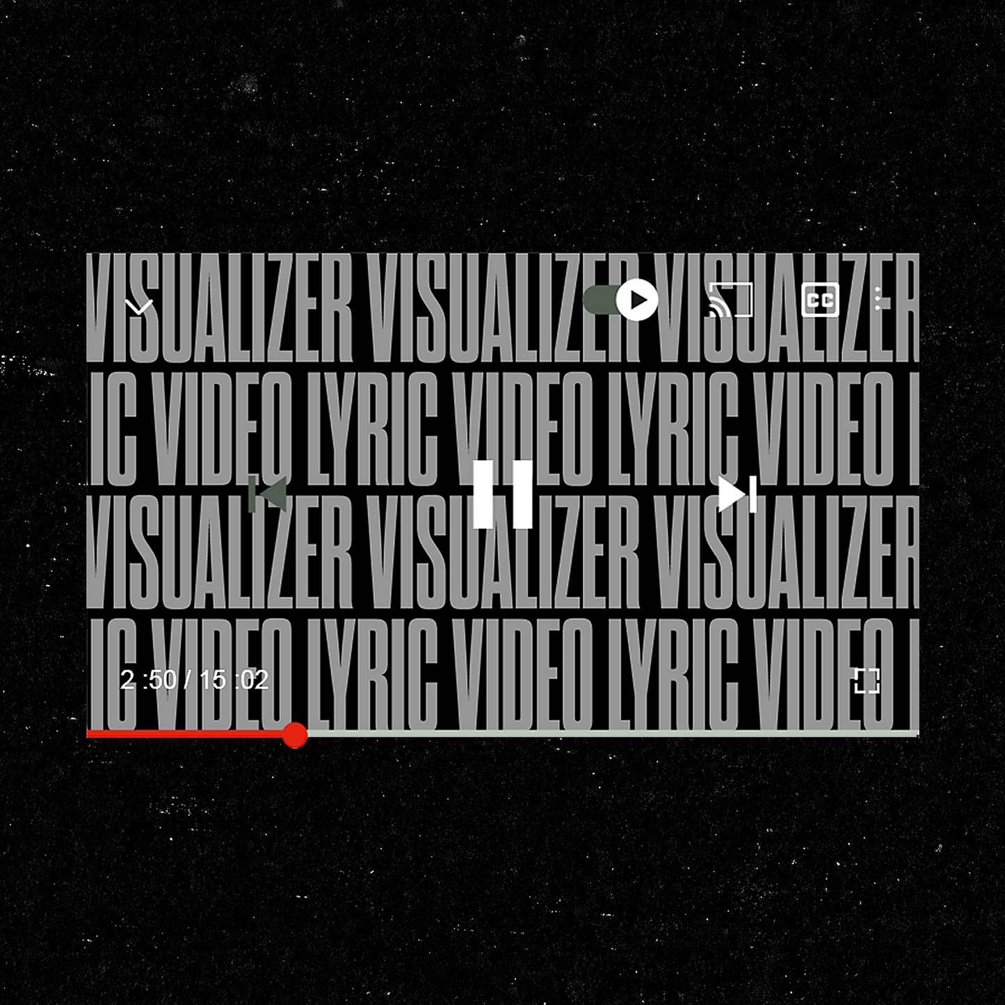 Visualizer or Lyric Video